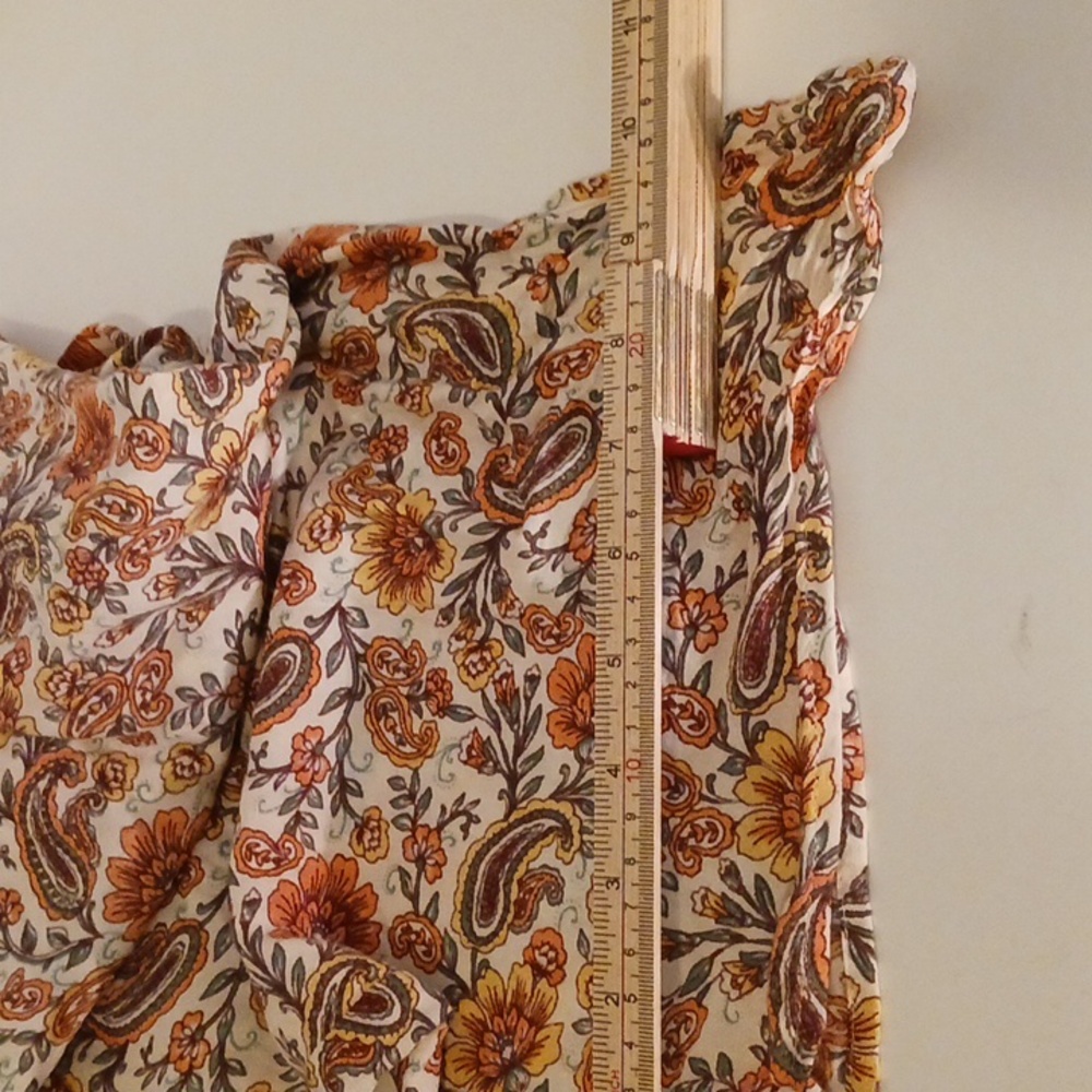 Floral Spaghetti-Strap Wide-Leg Jumpsuit in Rust Floral - Picture 7 of 14